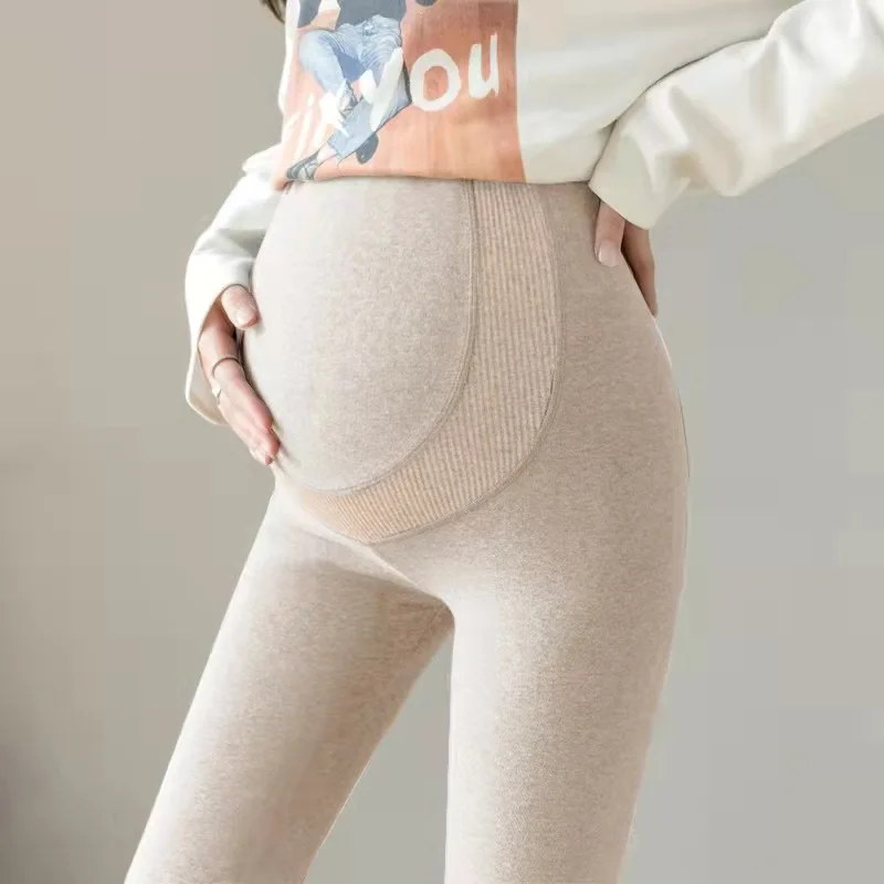 Maternity leggings spring and Autumn high waist abdomen adjustable maternity pants slim fashion spring maternity pants