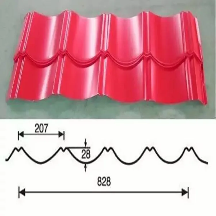 1000 glazed tile roll forming machine