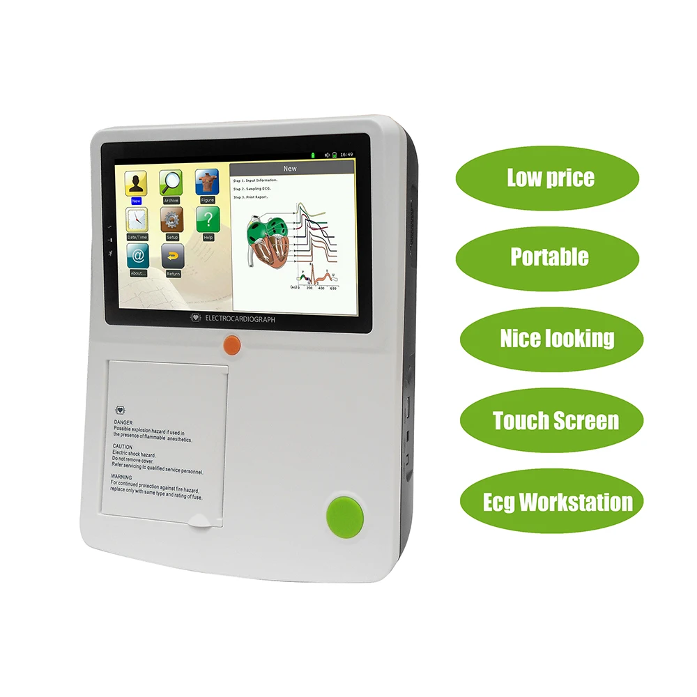 Ecg Recorder Device Holter Monitor Three Channel ECG