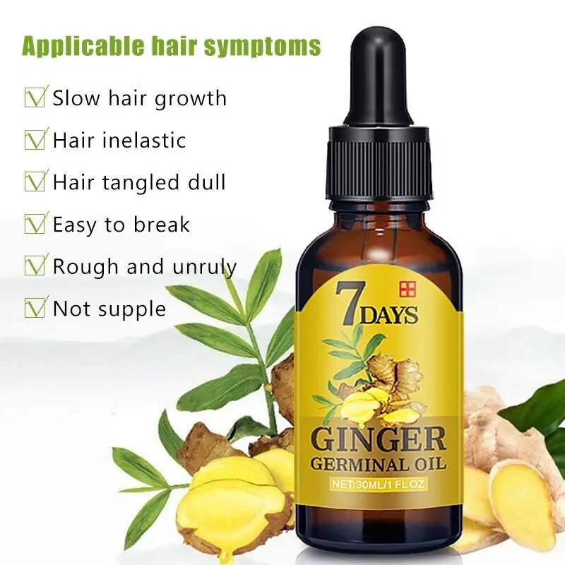 Nature Ginger Hair Growth Oil Massage Ginger Oil