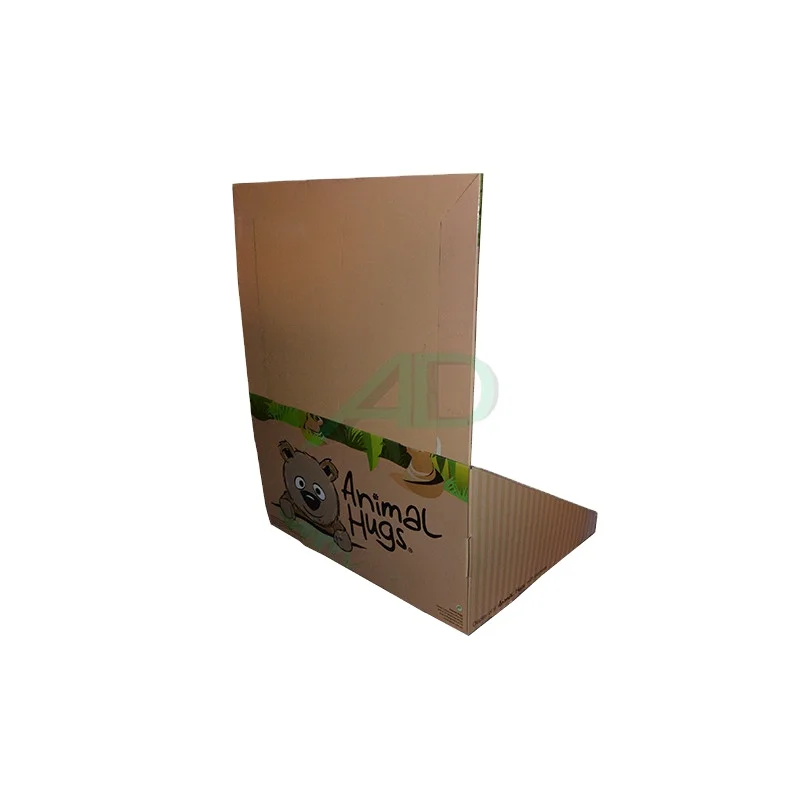 Eco-friendly POP Paper Display Creative Design Toy Small Counter Display For Supermarket Retail Store