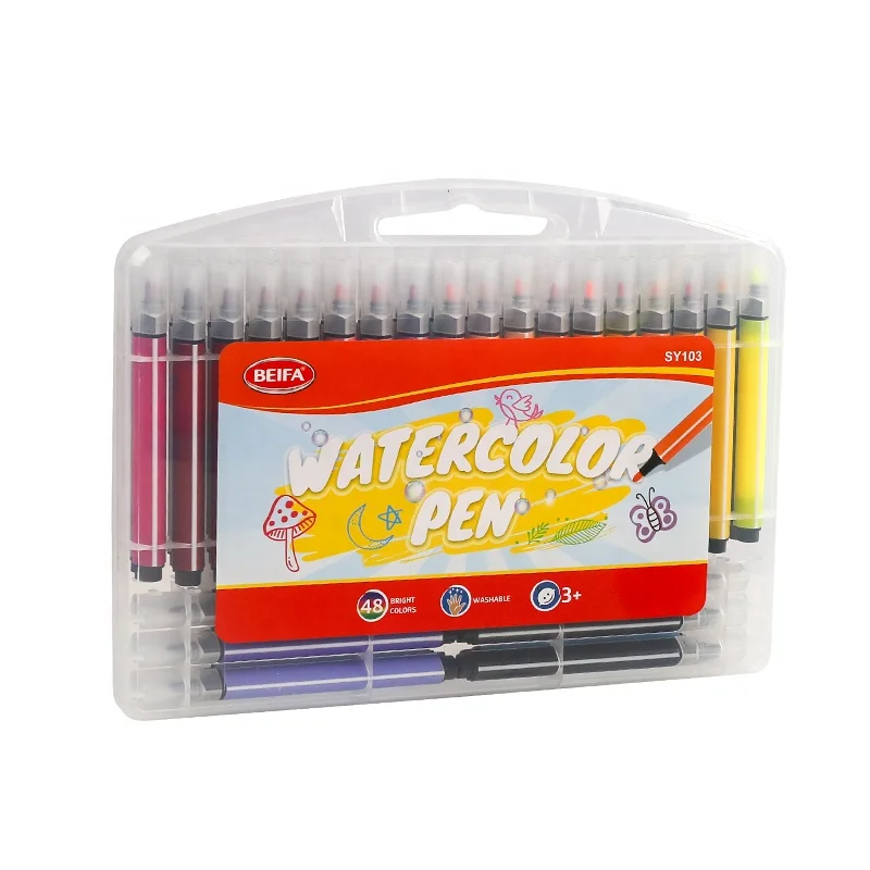 BEIFA SY103 тонкий наконечник 12 18 24 36 48 цветов в ассортименте