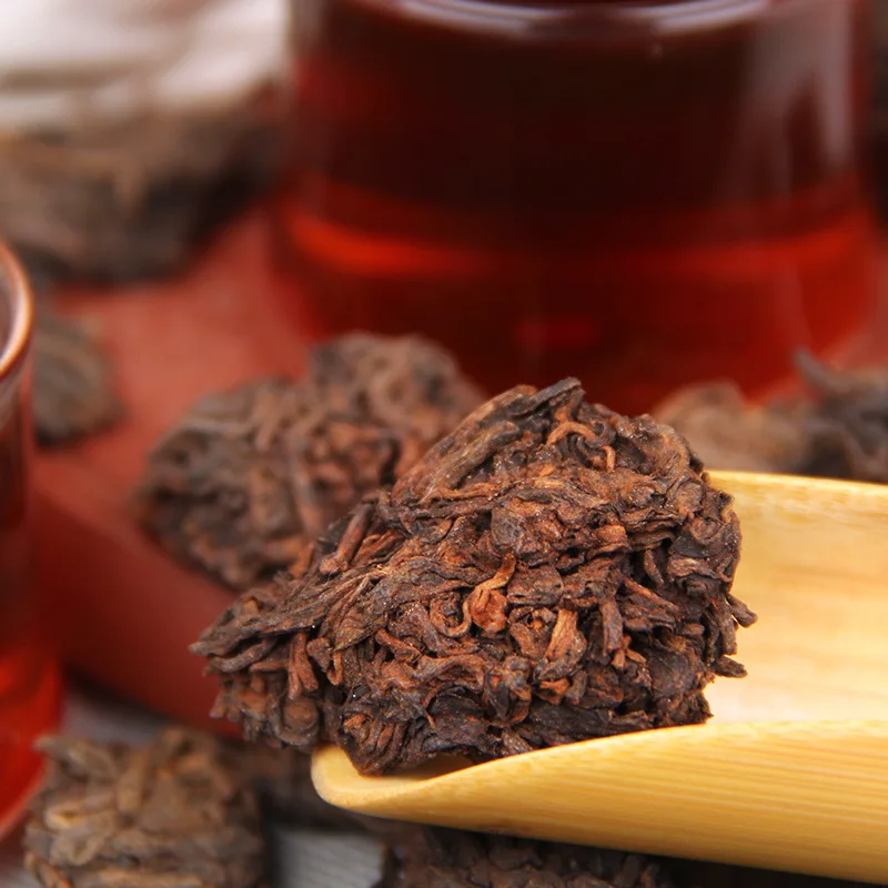 Lao cha tou natural Block puer tea 2020 Hot Sales Ripe Puer Tea Mellow Pu Er Tea Block Organic for sale