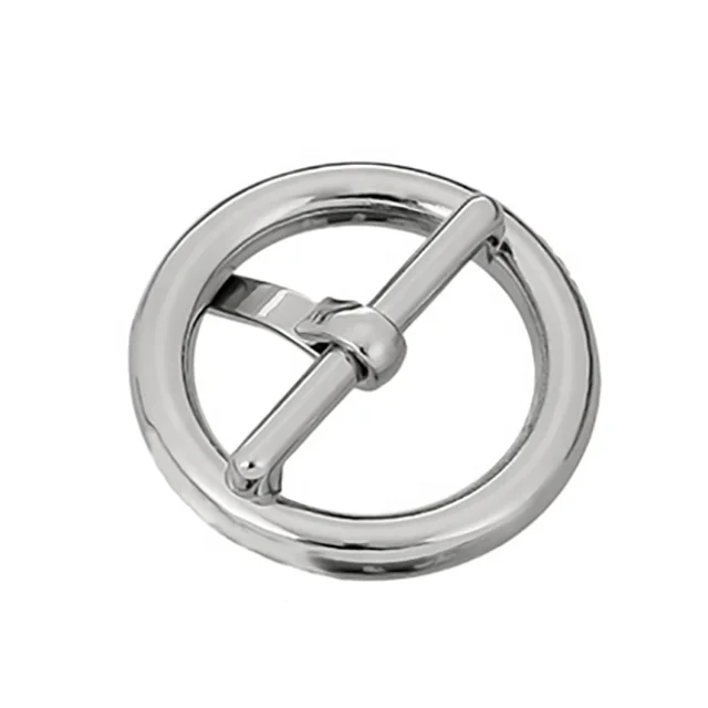 Shiwang, оптовая продажа, круглая рельефная сторона 19 мм, яркая серебристая пряжка для одежды