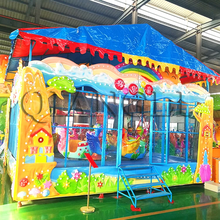 Free Design  Kiddie Rides Funfair amusement park rides Family Rotary Spin  Spray Ball Car