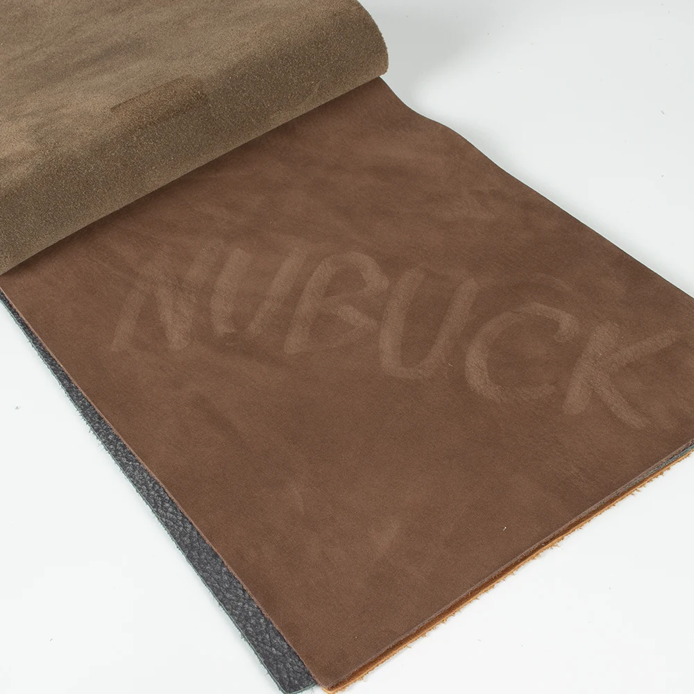 Натуральная полностью зернистая нубуковая кожа, 1,3 ~ 1,5 мм, Классический нубук, водонепроницаемый