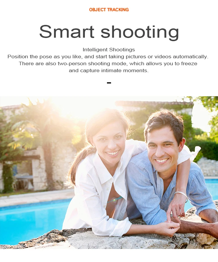 Hot selling 360 degree Rotation Smart Following Shooting Gimbal  Auto Face/body Tracking phone Holder selfie stick B6