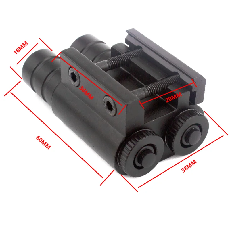 Dual Red Green Laser Sight Compact Hunting