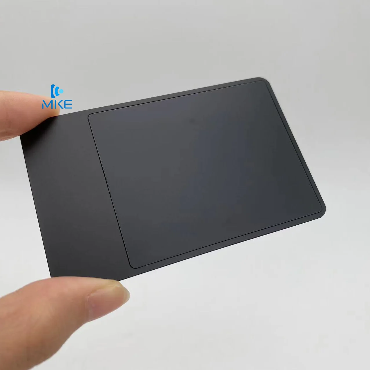 Ntag216 большая nfc матовая черная металлическая карта