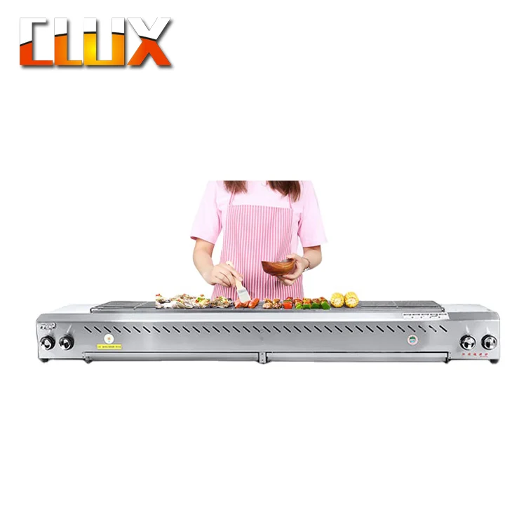 Бездымный Электрический гриль для барбекю, 1,8 м, с 4 переключателями, газовая плита, газовый гриль для барбекю