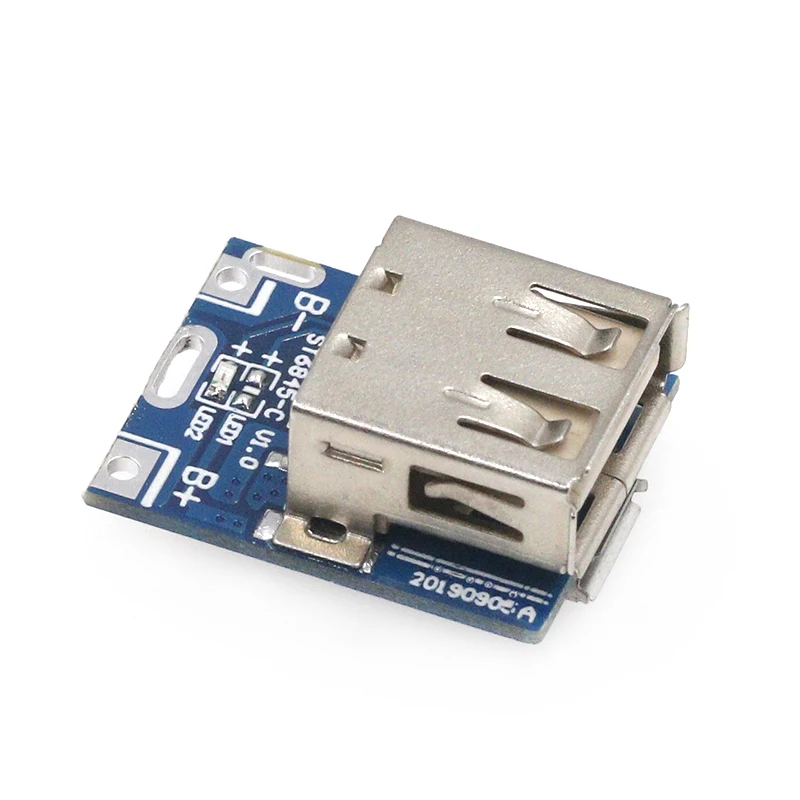 5V Boost Converter Step-Up Power Module Lithium Battery Charging Protection Board LED Display USB For DIY Charger 134N3P