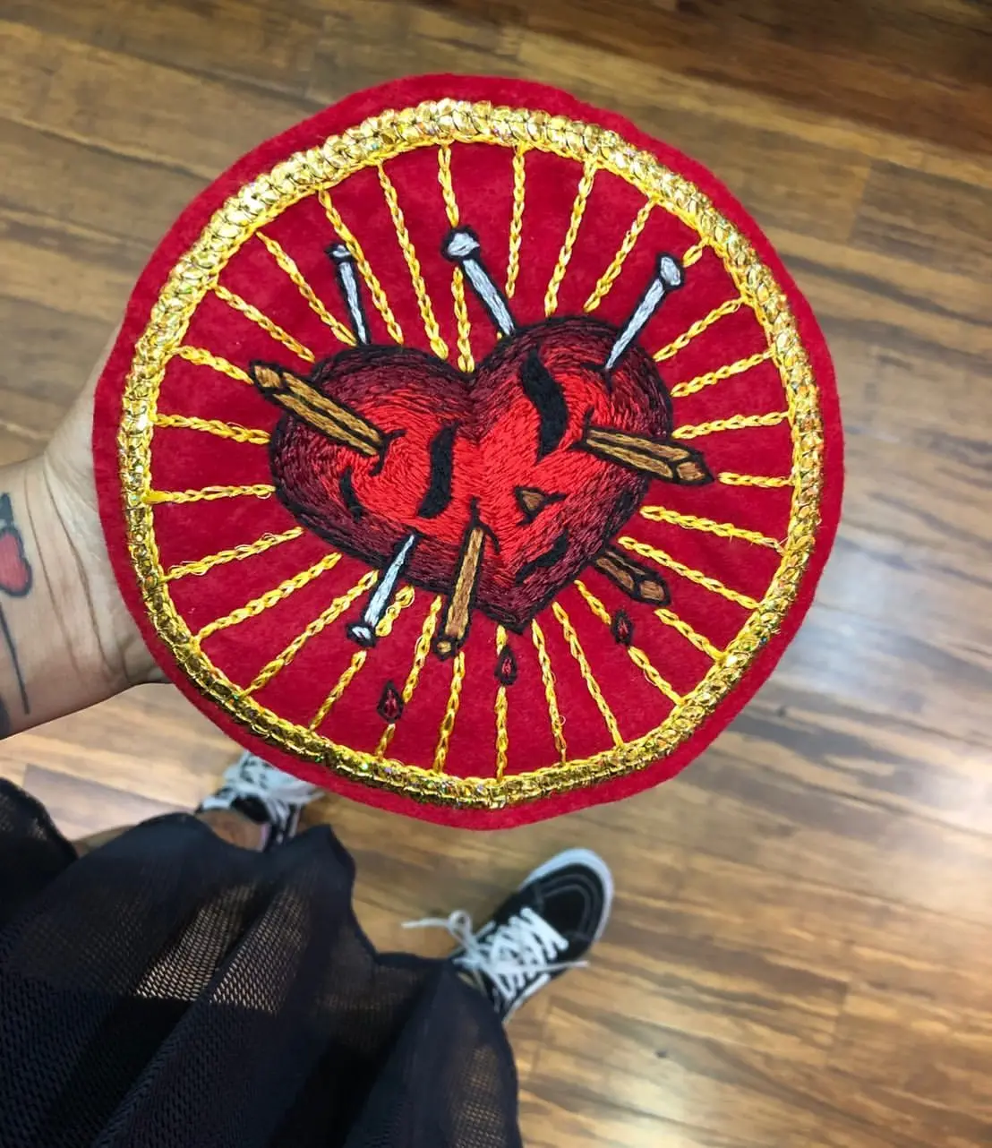 wholesale patches Custom Embroidery Chenille Patches Letters With Small Minimum Quality