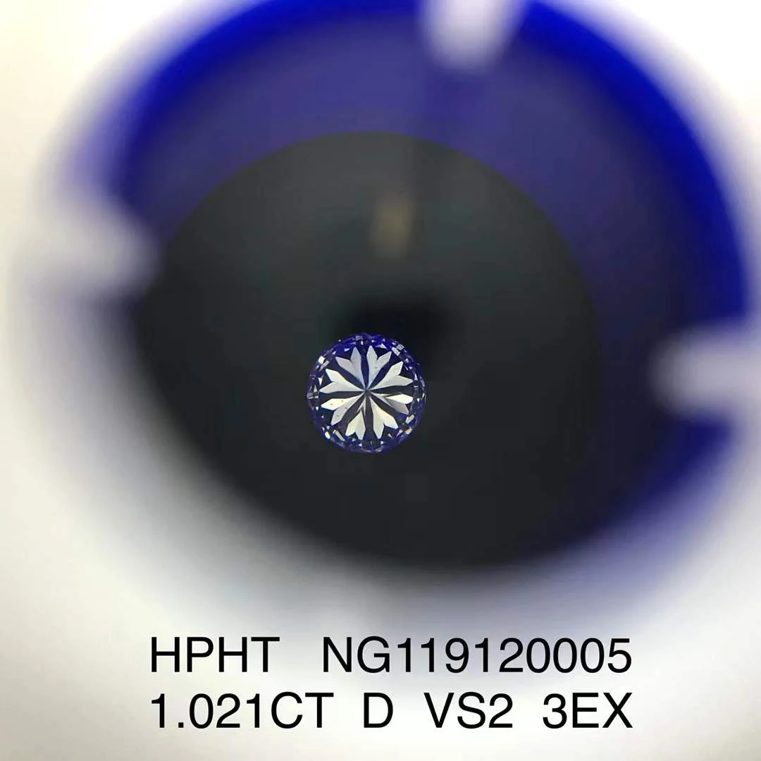 Loose Hpht Cvd Diamond IGI Certificate Round 1.021ct Lab Grown Diamond