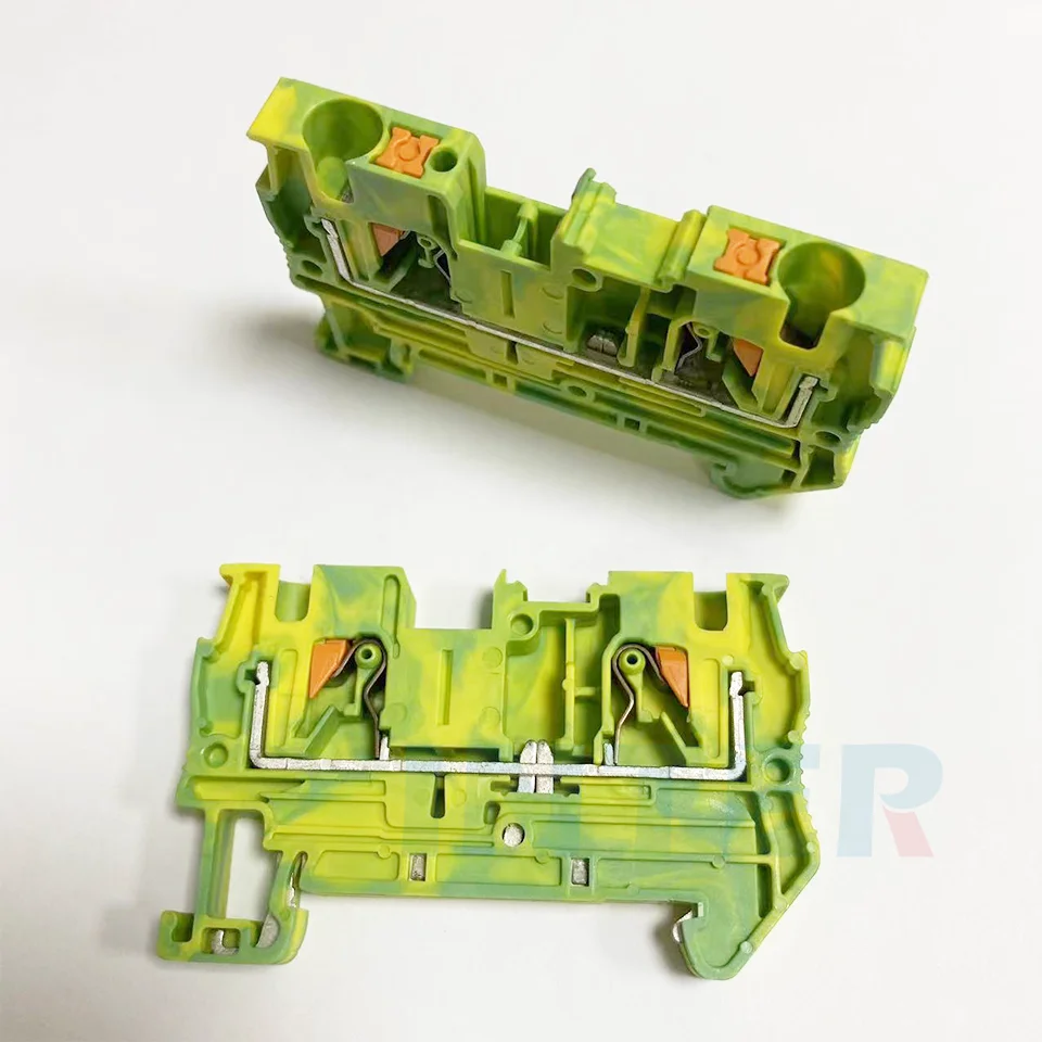 3209536 PT 2,5-PE Phoenix contact Ground terminal push in spring din rail terminal block