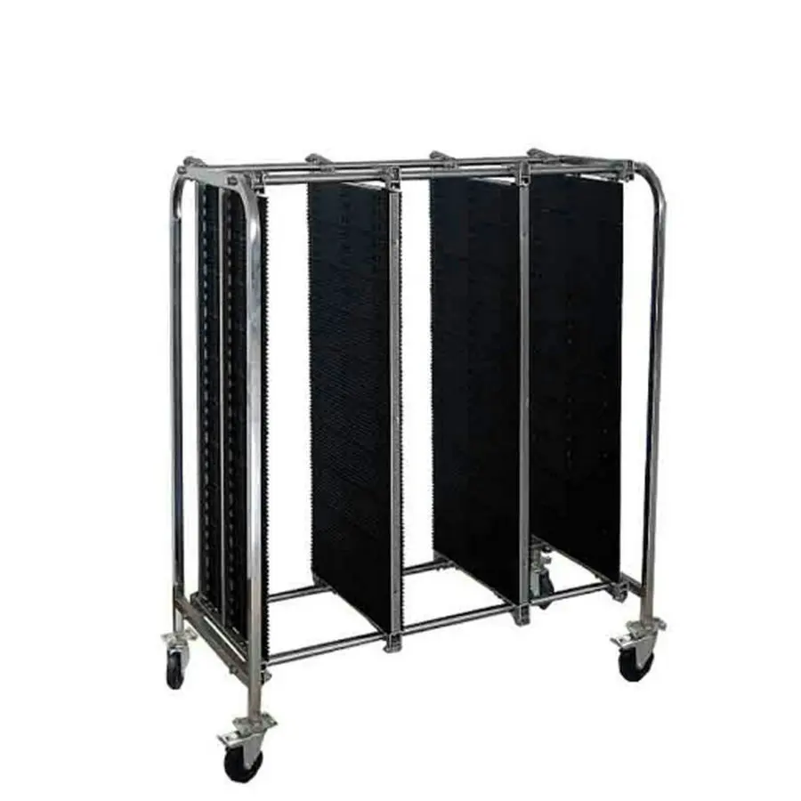 wholesale PCB storage Antistatic cart with racks/Hanging basket PCB Storage trolley/Antistatic PCB Rack trolley