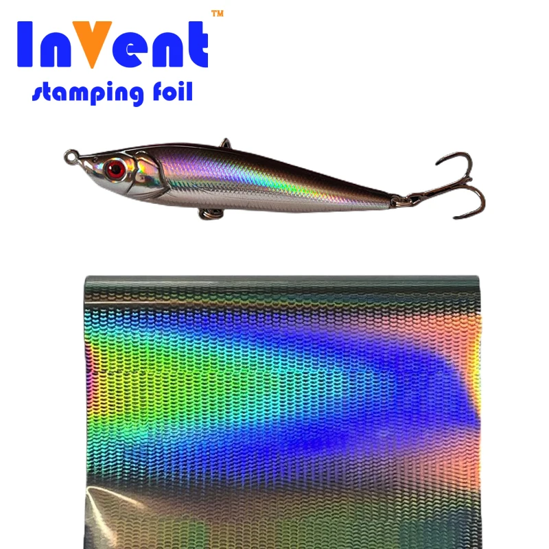 holographic Laser small fish scales Heat Transfer Foil Hologram Foil for fishing for fishing lures
