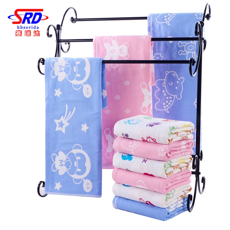 Детские мягкие хлопковые 6 слойный муслиновый для младенцев, маленьких детей, с рисунками из мультфильмов детские вещи для новорожденных банные полотенца с капюшоном одеяло детское банное полотенце с капюшоном