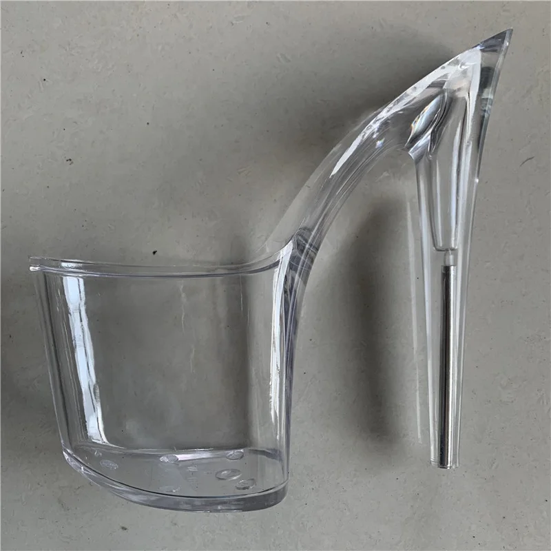 8 inch- 20cm super high heel sole  PC material  Transparent and clear sole