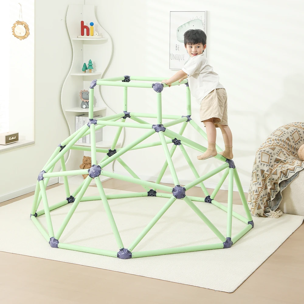 High load bearing safety plastic 7.4 FT climbing frame climbing tower active toys train outdoor playground climbing equipment