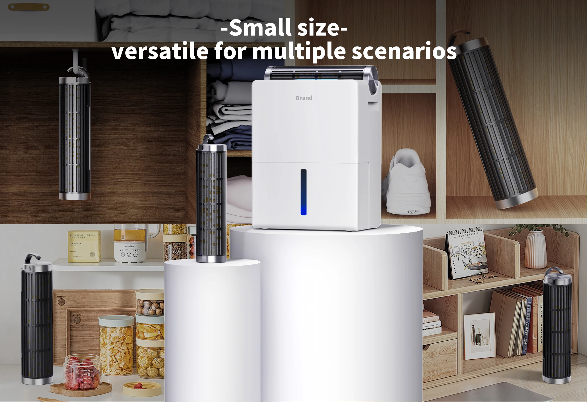 home appliance 2024 new trending air quality air moisture dryer 2 in 1 semiconductor refrigeration dehumidifier home desiccant