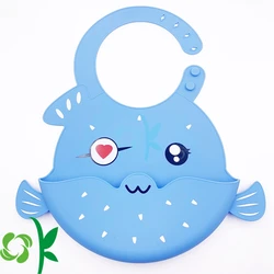 Высококачественные удобные силиконовые детские нагрудники OKSILICONE водонепроницаемые для кормления мальчиков и