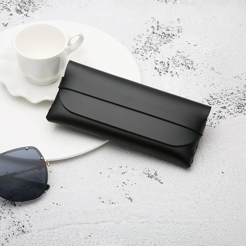 Fashion Personality Sunglasses Storage Bag rectangle packing boxes  Soft PVC Leather Glasses Case
