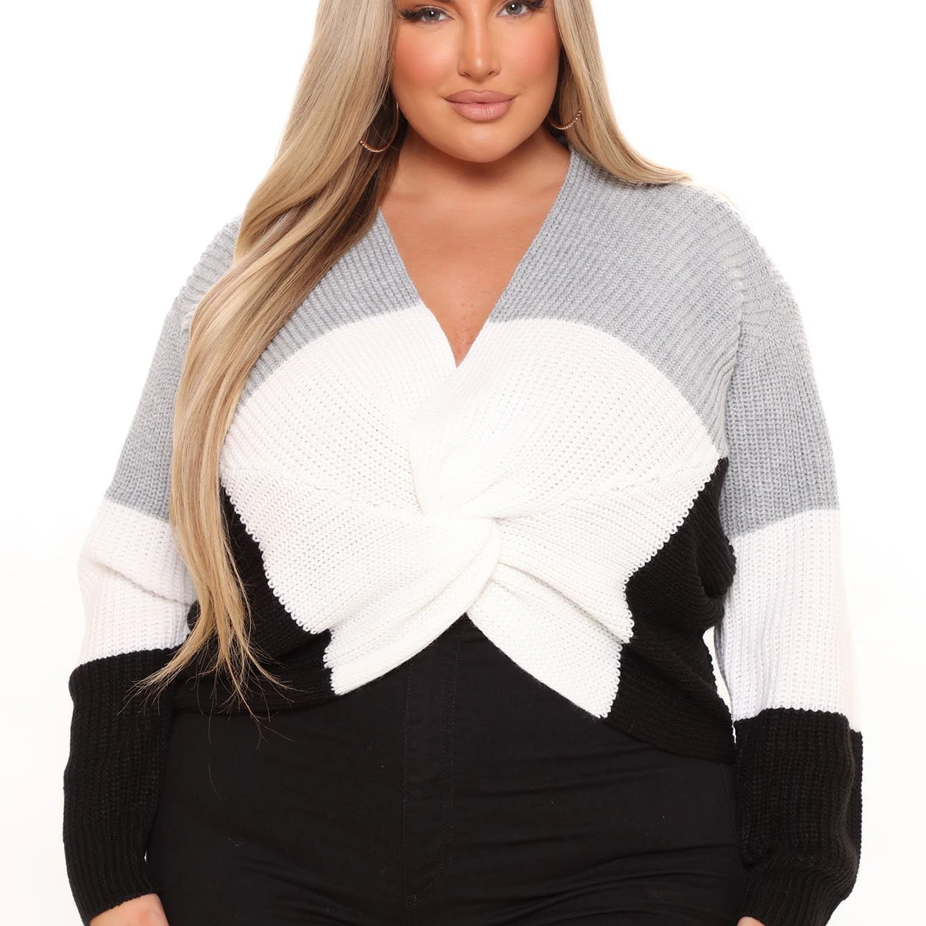 Толстый вязаный пуловер с длинным рукавом и круглым вырезом для отдыха, зимние женские свитера больших размеров