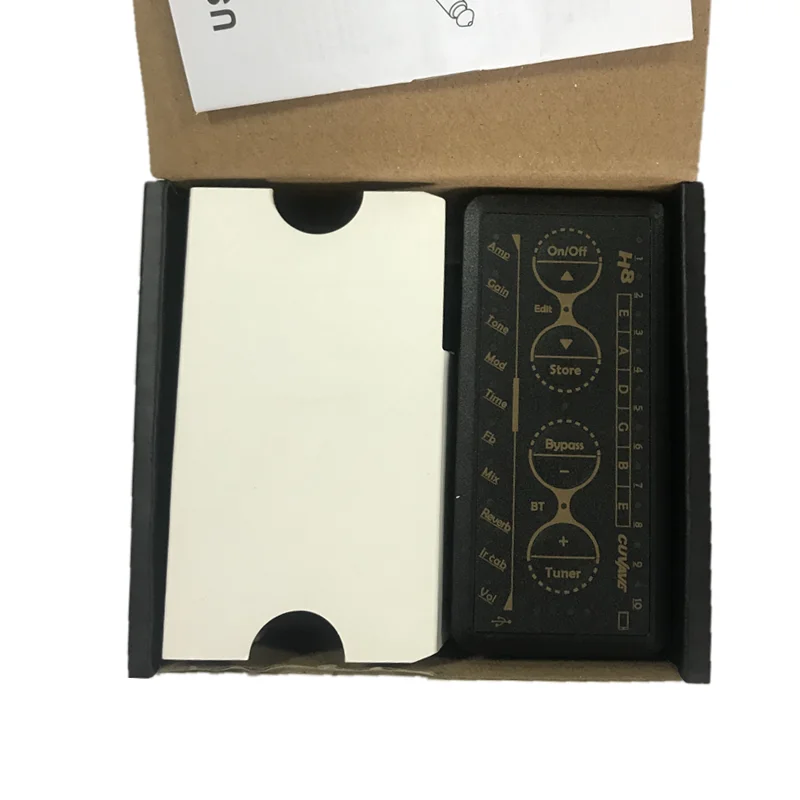 Rechargeable Guitar Effect Pedal Plug Headphone Amplifier Set Guitar Amplifier multi-effects Guitar Pedal Plug Headphone AMP