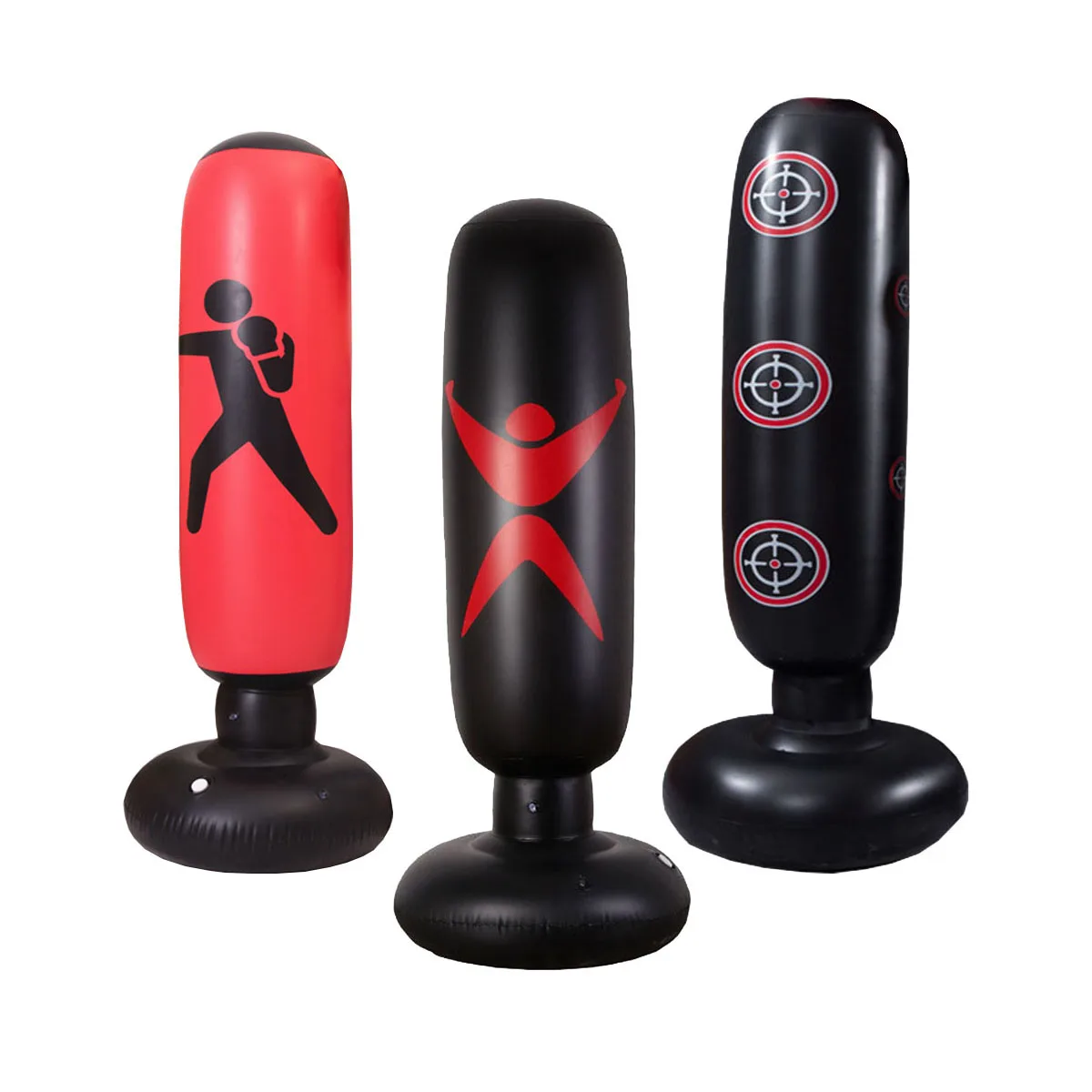 Air Kicking Boxing Man Punching Bag Dummy Man Standing Bag Heavy Punching Bags for Boxing Training