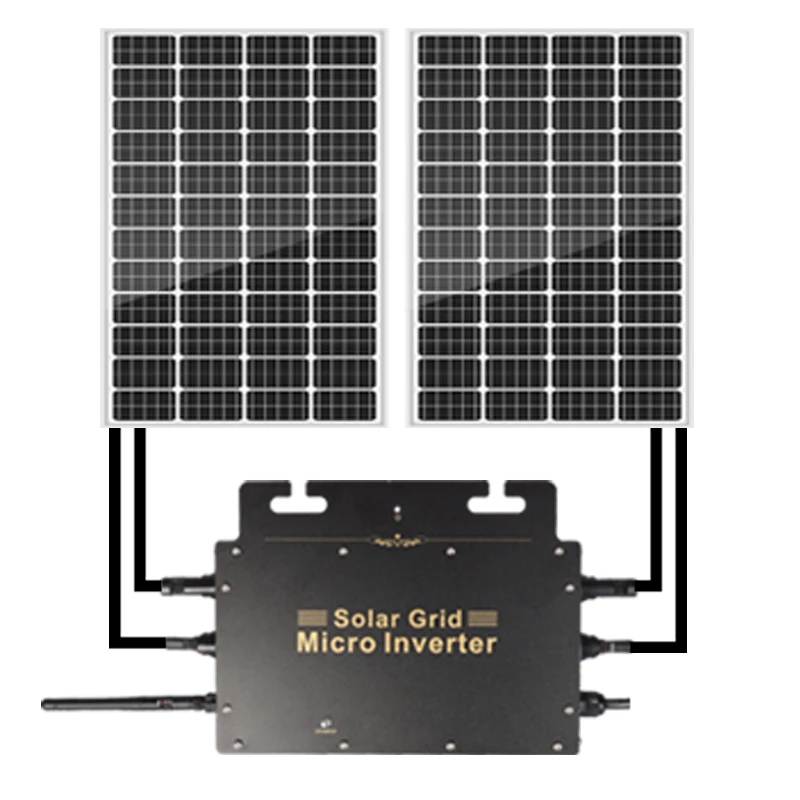 Home Inverter 12V 220V 800W Power Inverter With WIFI function solar inverters with battery controller and panels
