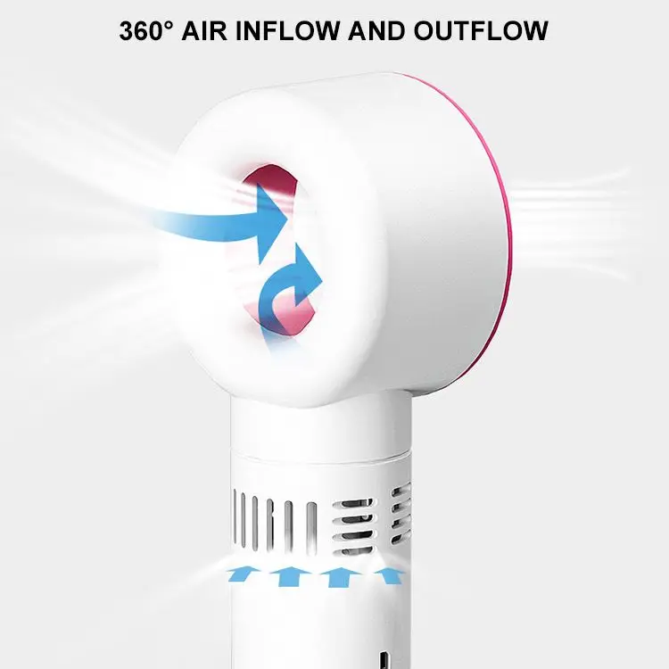 High Quality Safty Air, Cooling Handheld Portable Desktop Mini Usb Rechargeable Bladeless Fan/