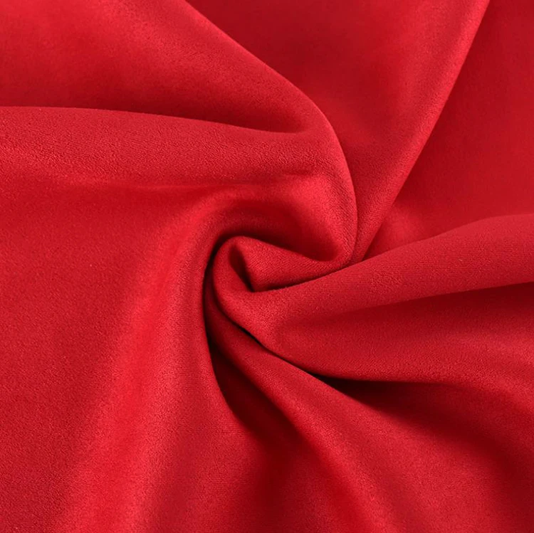 
 Polyester Spandex Faux Stretch Micro-suede Fabric For Garment Shoes Bag  