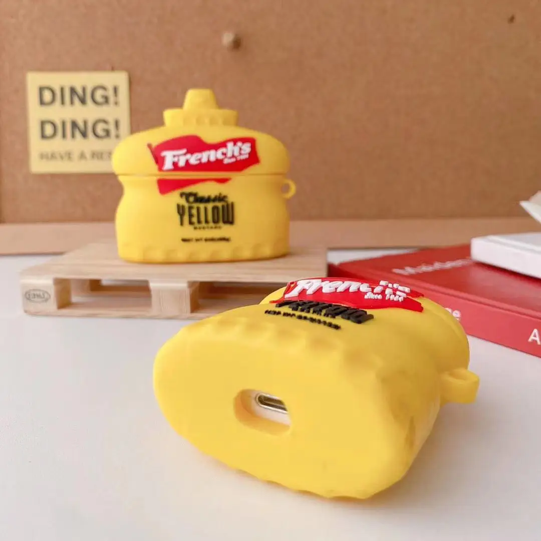 Yellow Mustard Sauce For Airpods Pro Case For Airpod Case Design For Airpods Case