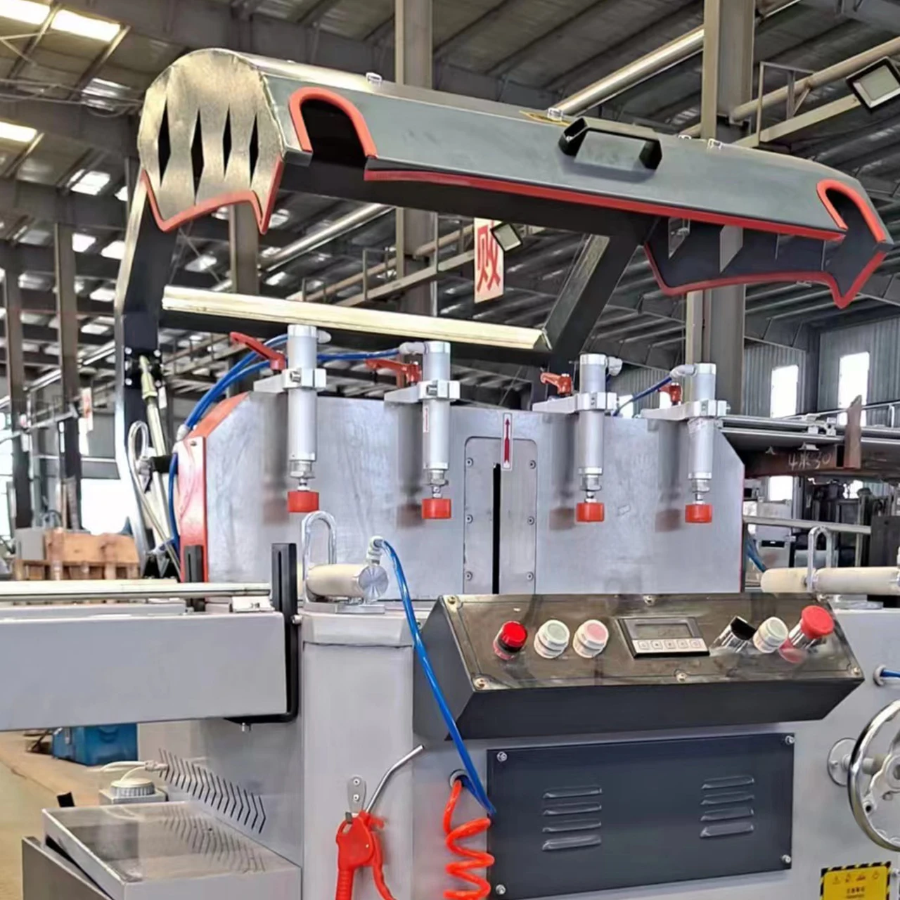 CE 600 mm Aluminum profile arbitrary angle single head cutting saw