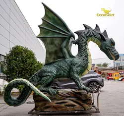Realistic Western Dragon Factory Western Animatronic Dragon For Sale Real Size Dragon statues for sale