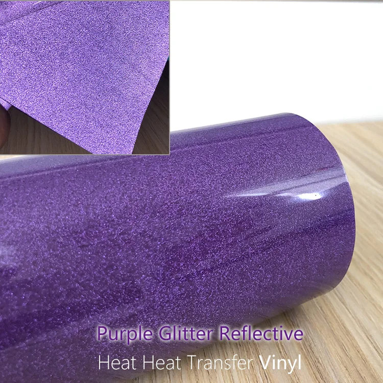 Angelacrox wholesale Multicolour vinil textil camiset reflective glitter heat transfer vinyl for textiles