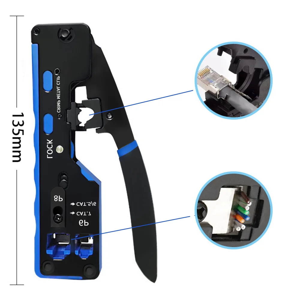 dropshipping products 2023 Wire Cutter Crimper rj45 pass through crimping tool wire cutters plier multitool pliers