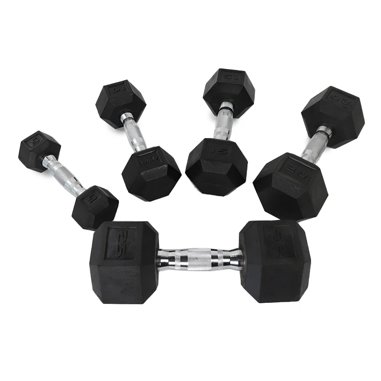 
 Hex Iron Bull Dumbbells 15 LB PVC Dumbbell Pair High Quality Directed Factory Gym Exercise Equipment  