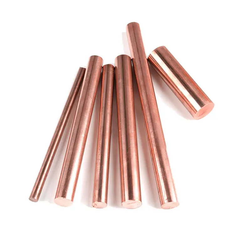Cheap Price Brass Rod 99.9% Purity Pure Round Copper Bar C28000 C27000 C26800 Solid Copper Bonded Earth Rod for Earthing System