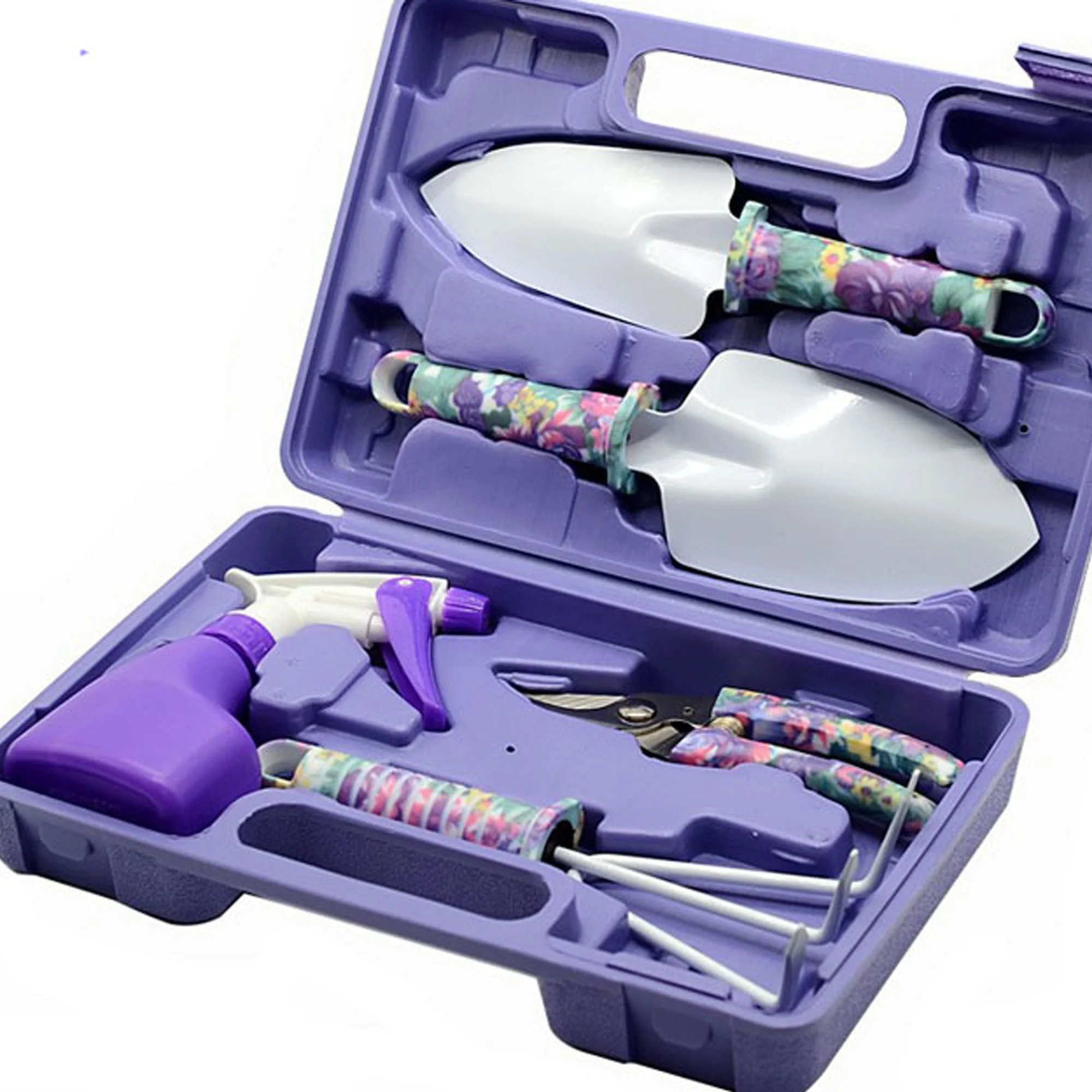 5pcs Garden Hand Tools Set With Printing Handle Other Box