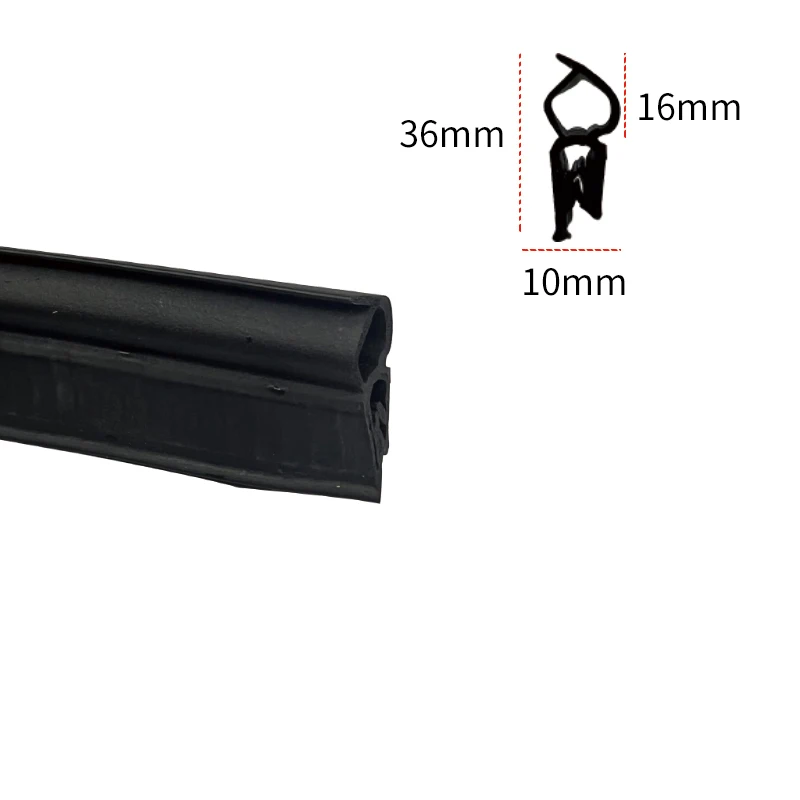 U-shaped side foam cabinet sealing strip dustproof waterproof rubber strip top foam electrical control cabinet rubber strip mech