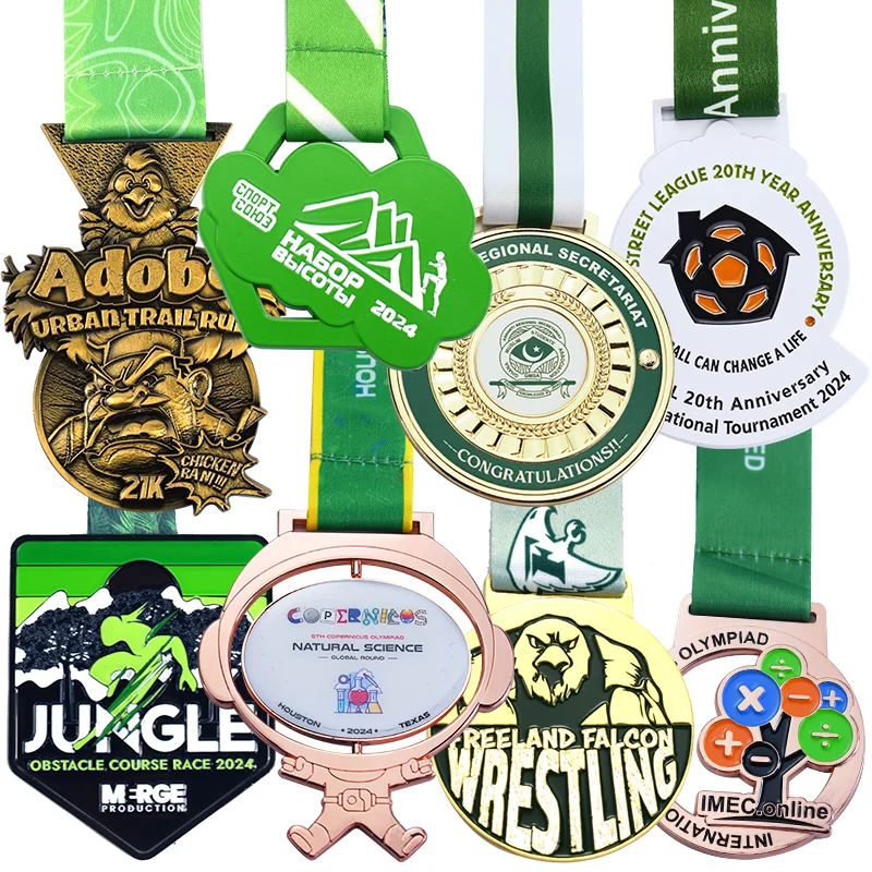 Manufacturer Design Custom Marathon Running Medal Sport Award Metal Medals medallas deportivas