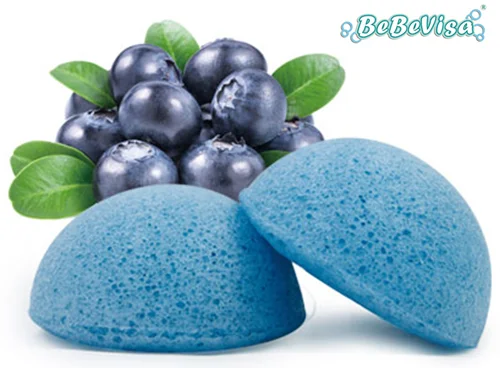 2020 hot sale organic for new born baby halfball shape konjac sponge private label