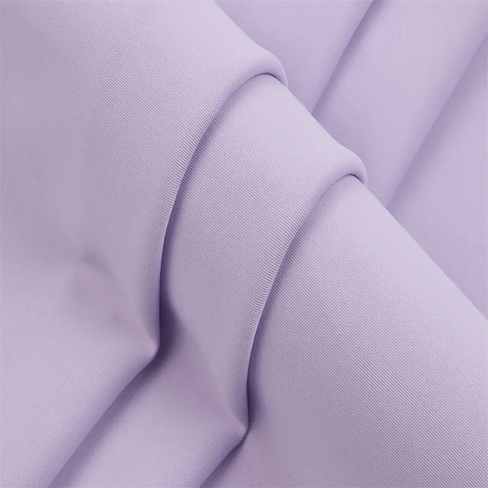 93 polyester 7 Spandex Elastic Pants Fabric cost-effective stretch fashion Fabrics for trousers men and women