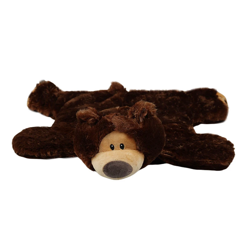 Custom 50cm cozy plush weighted microwaveable heatable lavender scented warm stuffed animal toy bear with flaxseed and lavender