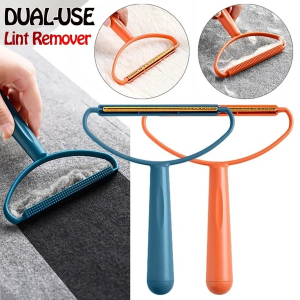 Portable Hair Ball Double-sided Trimmer Clothing Sticky Hair Roller Lint Removal Pet Fur Remover Brush Fuzz Fabric Shaver