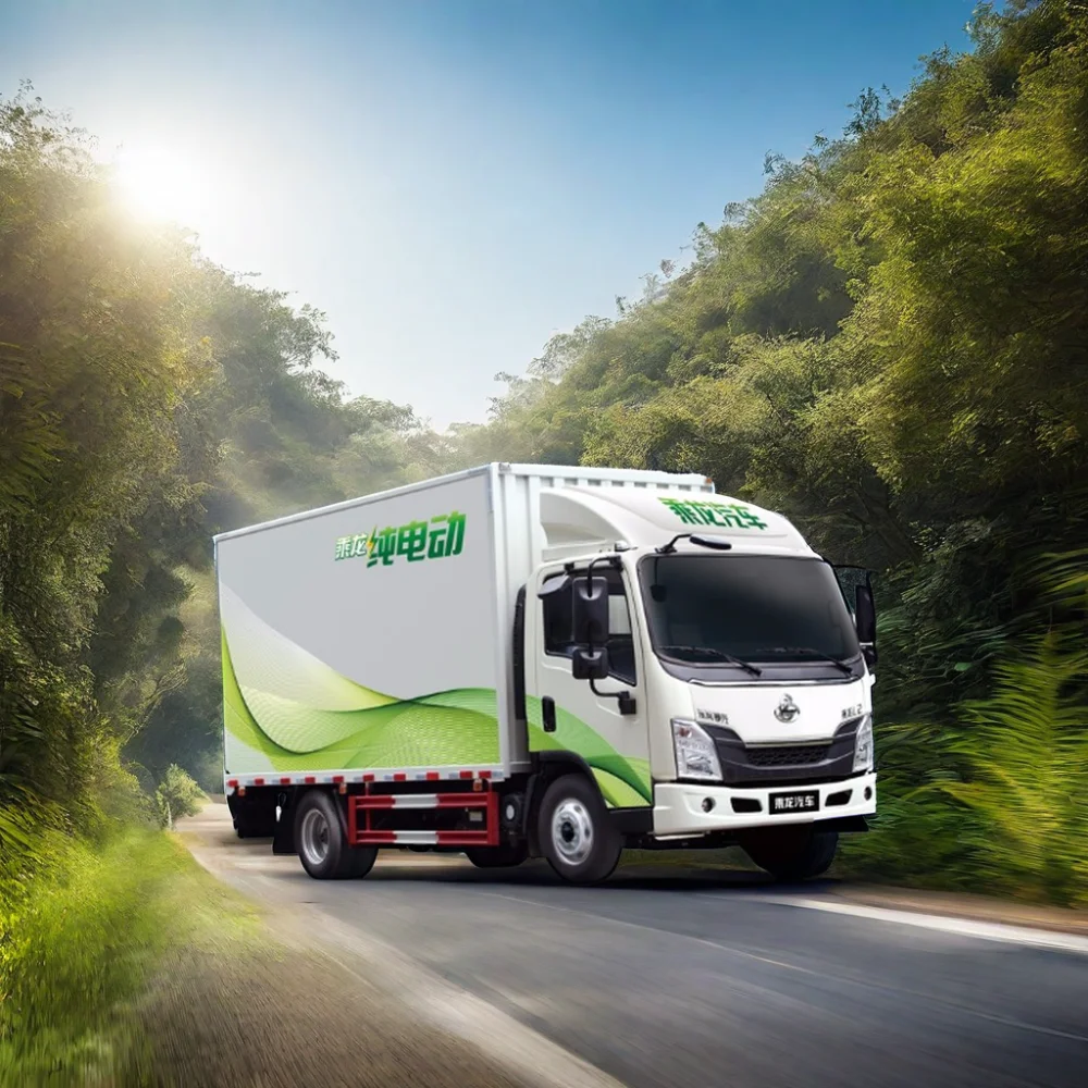 Dongfeng L2 Электрический легкий грузовой автомобиль Новая энергия зеленая мощность автоматическая коробка передач одноприводный двигатель задняя левая продажа