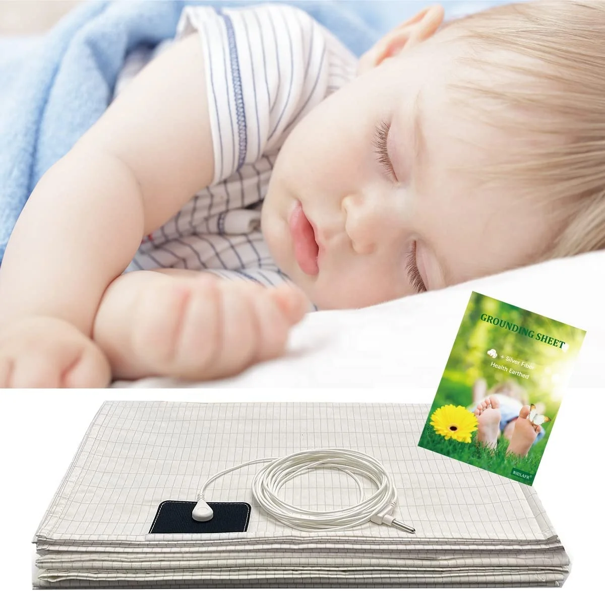 ESD Earthing Bed Sheet with Cable