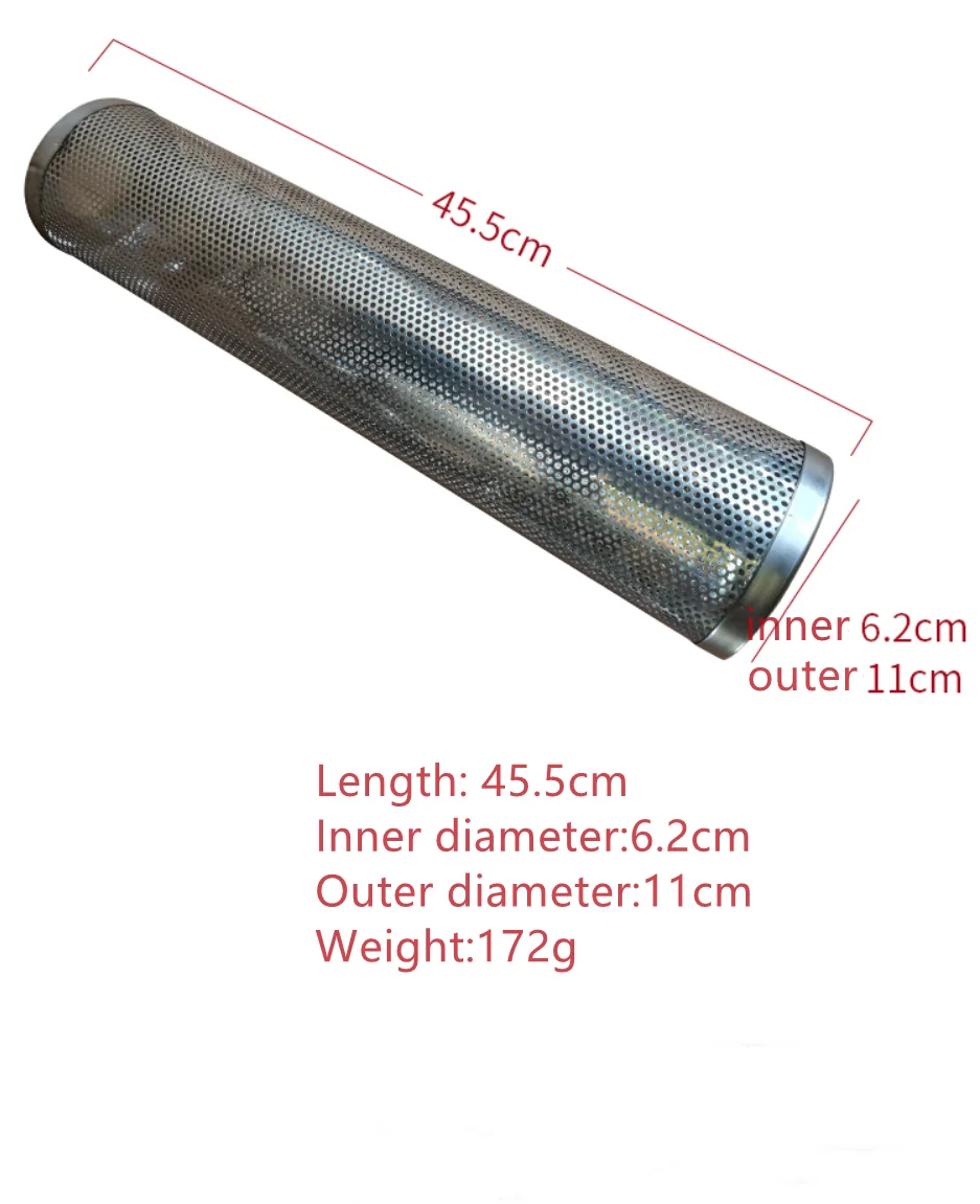 Tent stove flue pipe accessories flue insulated net mesh stainless steel suits for 60 mm diameter pipe