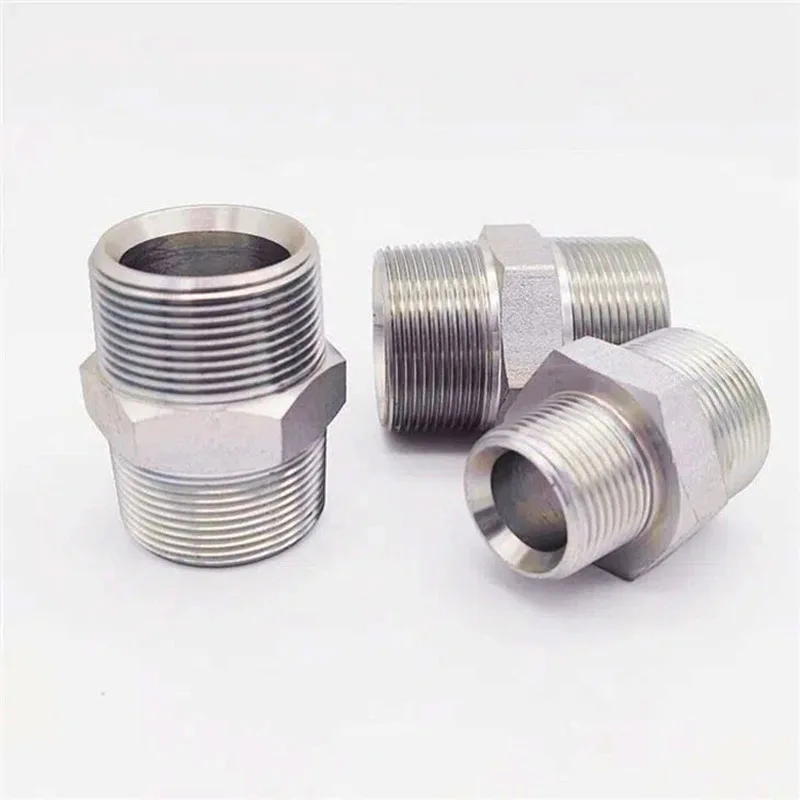 1CB/1CM Series Straight Steel NPT / BSP/Metric  Male Thread Eaton Winner Adapter and Pipe Fittings